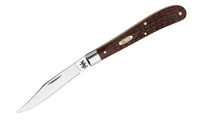 Case Slimline Trapper Brown Delrin CA135